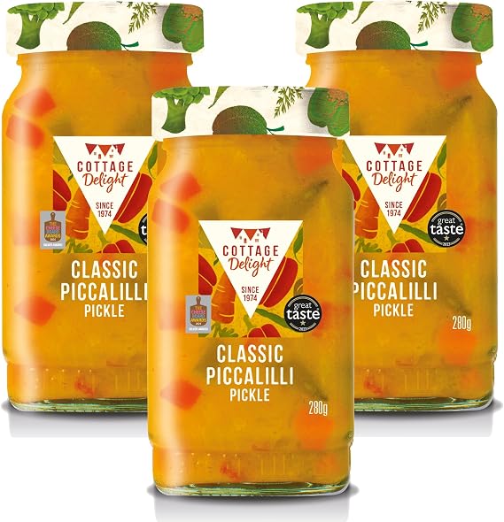 Cottage Delight - Classic Piccalilli Pickle - 280g - Pack of 3