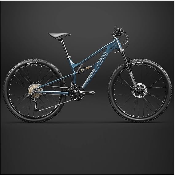 Off-Road Mountain Bike - MTB Ultralight Anatomical Aluminum Frame, 27.5", 33 Speeds, Front and Rear Quick Release, Beginner Performance Model, Suitable for Height 165-190cm