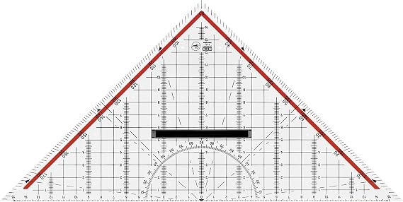 M+R 2332 Geometric Square 32 cm Transparent