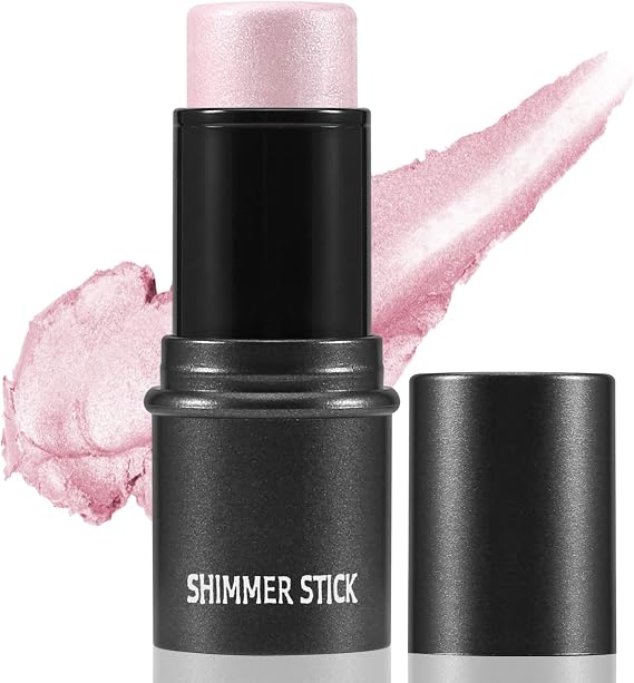 Boobeen Highlighter Makeup Stick Highlighter Bronzer Stick Glow Face Illuminator Highlight Contouring Sticks Waterproof Long-lasting