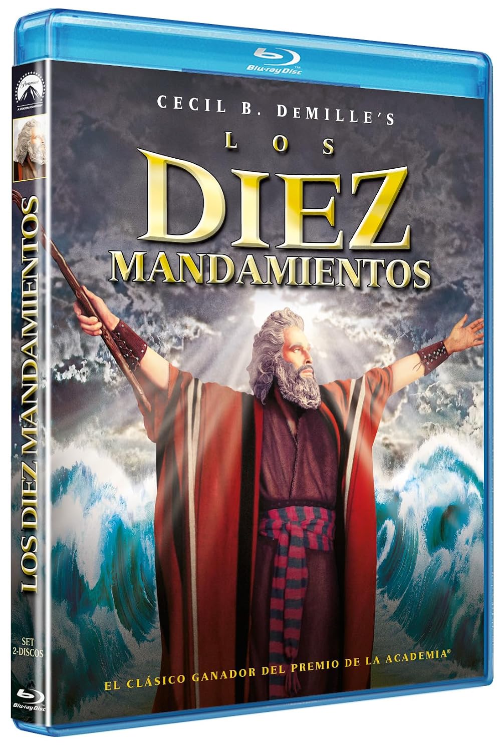 Los Diez Mandamientos (The Ten Commandments) (1956) (Cecil B. DeMille) (Blu-ray) (2 discos)