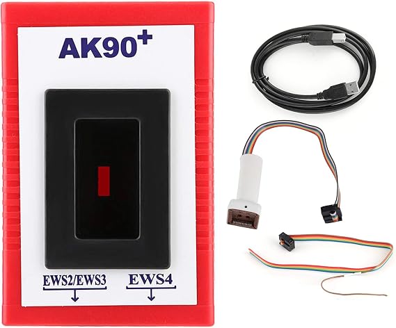 Ak90 Car Key Programming Device + Car Key Programmer V3.19 Match Diagnostic Tool Programming Device Identify Keys for Ews Ak90 Key Prog