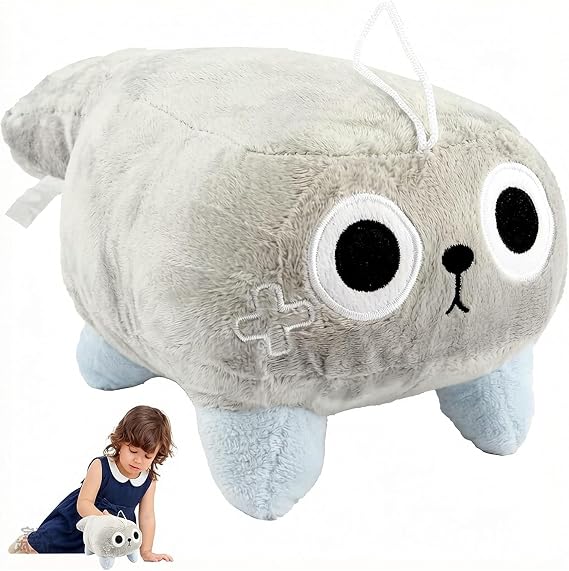Dandy's World Plush, Gray Four-legged Fish