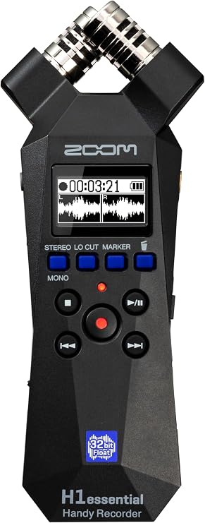 Zoom 32-Bit Float, Erişilebilirlik, X/Y Mikrofonlar, SD Karta Kayıt, USB Mikrofon, Taşınabilir, Müzisyenler, Podcast'ler, Film Yapımcıları ve İçerik Oluşturucular için H1essential Stereo Kullanışlı