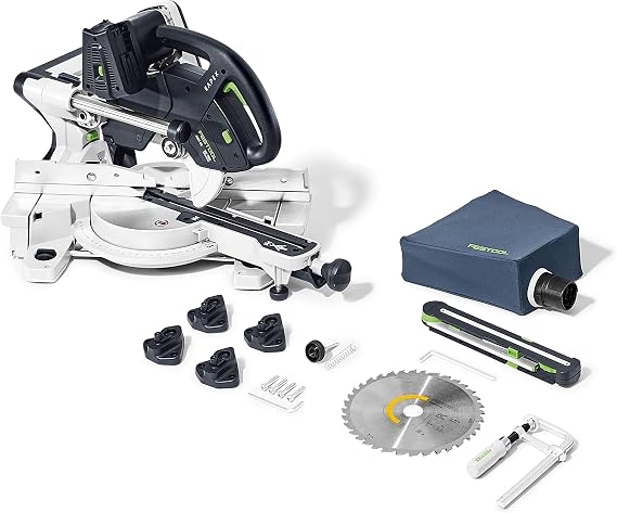 Festool Cordless Sliding Compound Mitre Saw KSC 60 EB-Basic Kapex
