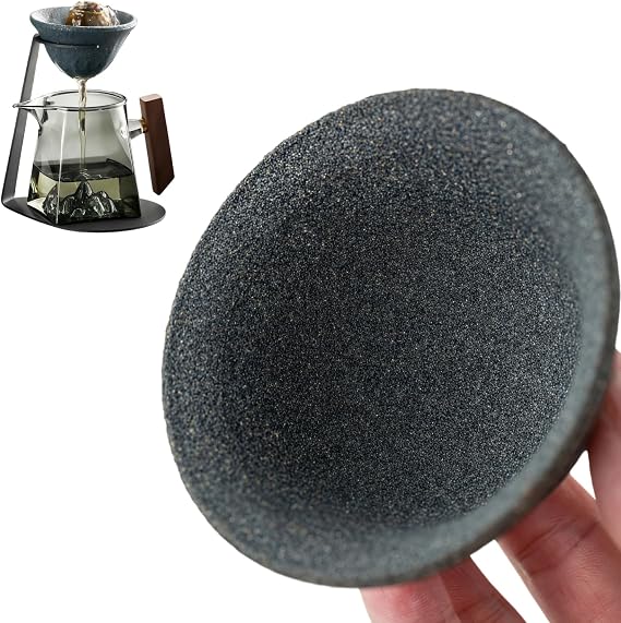Recommended by Tea Ceremony Tatsujin Ceramic, Microporous Filter, Paperless, Non-Porous Construction, For Use With Tea & Coffee, Selectable Set Contents: Includes Silicone Ring, Ceramic, Tea Strainer