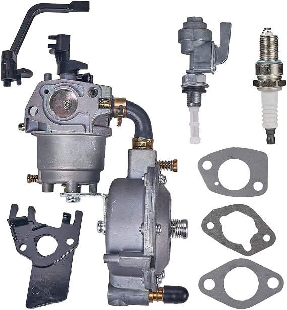 GX160 GX200 Dual Fuel Carburetor for HON-DA GX 160 200 Gasoline/LPG Conversion Kit 2KW 2.8KW 170F Generator Water Pump