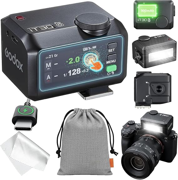 Godox iT30 Pro iT30Pro O Mini TTL Flash for Olympus & Panasonic Cameras