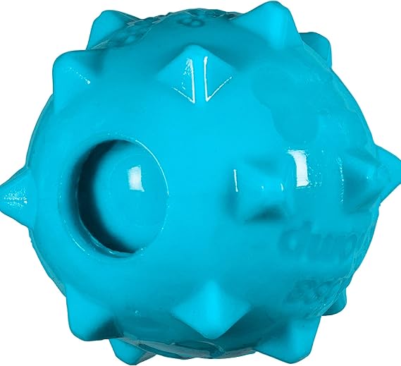 Chase 'n Chomp Dog Amazing Squeaker Ball Toy for Pets, Knobble, 2.5 Inch,Small Breeds
