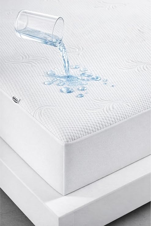 FORMEYA Sıvı Geçirmez Alez- Soft 3D- Çiçek Desen Fitted Tek-Çift Kişilik-Bebek Alezi Yatak Koruyucu Çarşaf (160 x 200)
