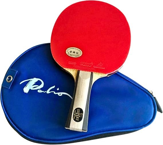 Palio Expert 2.0 Table Tennis Bat & Case | ITTF-Approved Ping Pong Racket for Beginners | High Spin & Control
