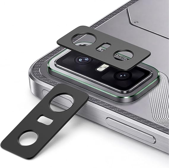 GIOPUEY Camera Lens Protector Compatible with lnfinix GT30 Pro,[2 Pack] Camera Lens Metal Protectors [Does Not Affect Imaging](Black)