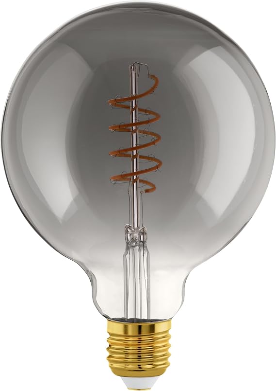 Eglo Dimmable E27 LED globe, vintage spiral filament light bulb