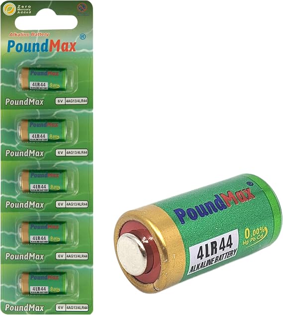 PoundMax Alkalin 5X 4LR44 (4AG13, L1325), 6V | 1x 5'li paket