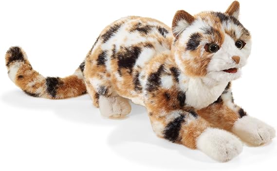 Folkmanis Calico Cat Hand Puppet