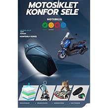 Motobros Arora Max Pro ile Uyumlu Konfor Sele Kılıfı Visco Sünger (Yırtılmaya Dayanıklı)