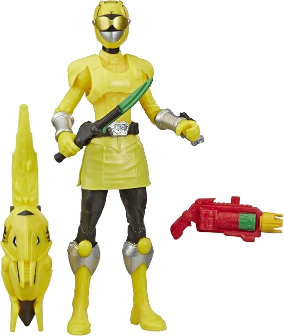 Power Rangers Beast Morphers Beast-X Yellow Ranger 6-inch Action Figure Toy Inspired by the TV Show