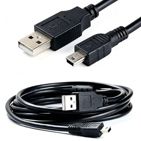 1 Pack 1.5m Mini USB Cable,USB A to Mini B Charging Data Transfer Cord