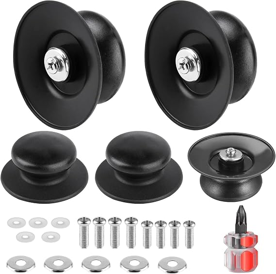 Xiaomoyu 5 Pcs Pot Lid Knob, Universal Replacement Pan Lid Cover Knobs