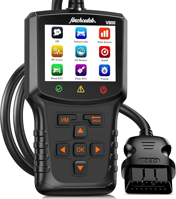 OBD2 Diagnostic Device OBD Car Diagnostics: EOBD Car Adapter Engine Error Reader with Complete OBDII Functions – Car Reader German for BMW VW Mercedes Audi All OBDII Vehicles