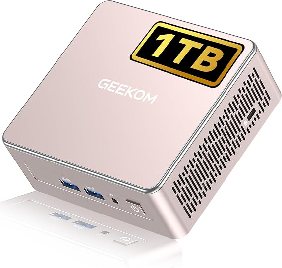 GEEKOM Business Mini PC A5 AMD Ryzen 5 7430U 16GB DDR4 1TB SSD (max 4TB)