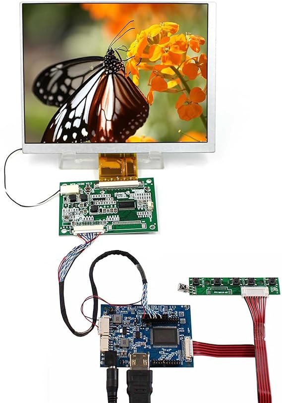 VSDISPLAY 7 inch CLAA070MA0ACW 800x600 4:3 60 Pin TTL LCD Screen