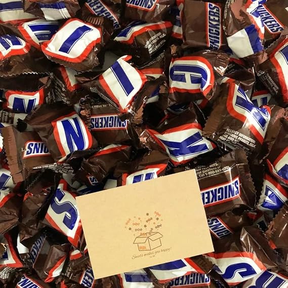 Snickers Miniature Chocolate Snickers Minis Candybox 30 Mail Service