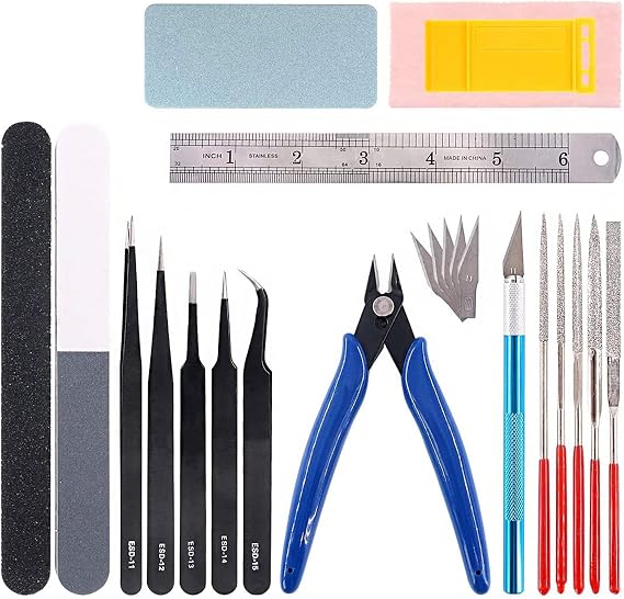 Keadic 26 Model Building Tools Model Making Tool Set Craft Tool Tools Power Craft Gundam Modeler Basic Tools Hobby Tool Sets Basic Tools for Car Model Kit DIY Repair