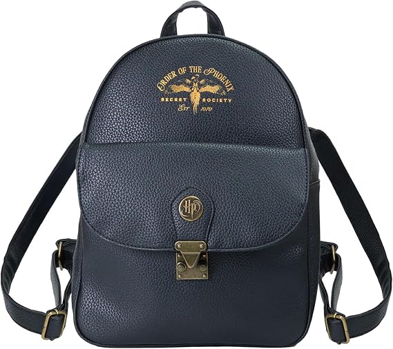 Harry Potter Order of the Phoenix Premium Backpack, Black & Gold, 32 cm