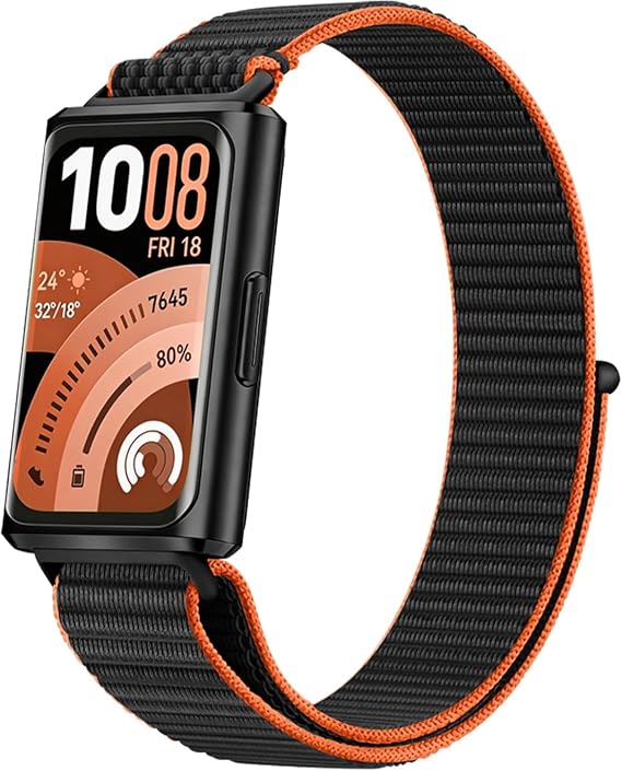 Rongep [Sport Loop] Huawei Band 11/11 Pro ile Uyumlu Kumaş Kordon Yumuşak ve Konforlu Huawei Band 11 Kordon Terletmeyen Nefes Alabilen Cırt Cırt Tasarım Huawei Band 11 Pro Kordonu