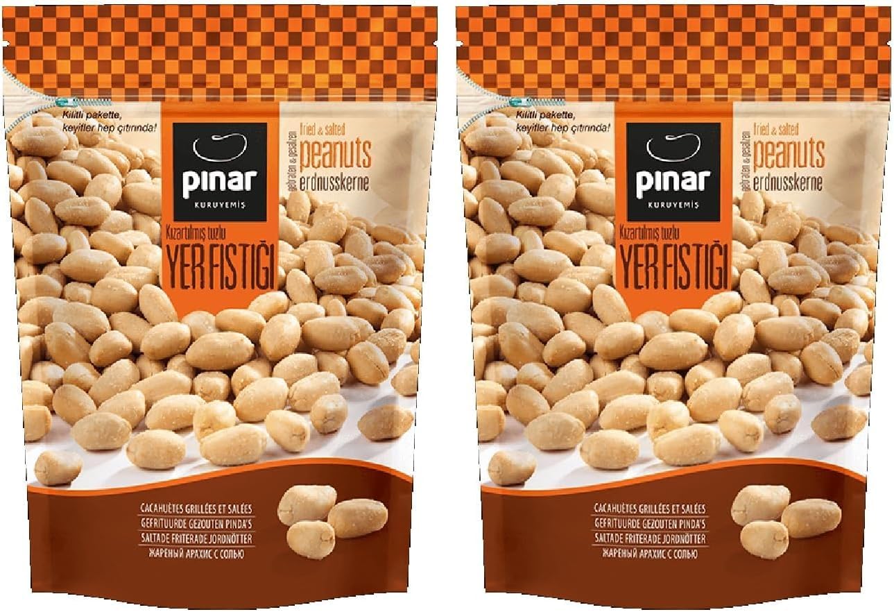 Pınar Nuts Ground Peanuts with Salt 70 gr 2 packs