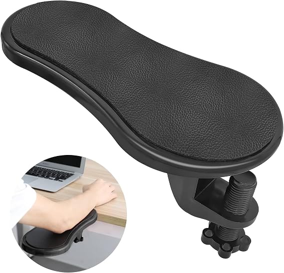 Arm Rest Support for Desk, Rotating Adjustable Computer Desk Armrest Extender, Relieve Stress, Eliminate Pain, Reduce Office Occupational Chronic