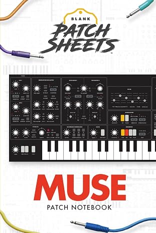 Moog Muse Blank Patch Sheets Notebook: Become a more organized songwriter with this Blank Patch Sheet notebook so you can spend more time creating and less time forgetting.