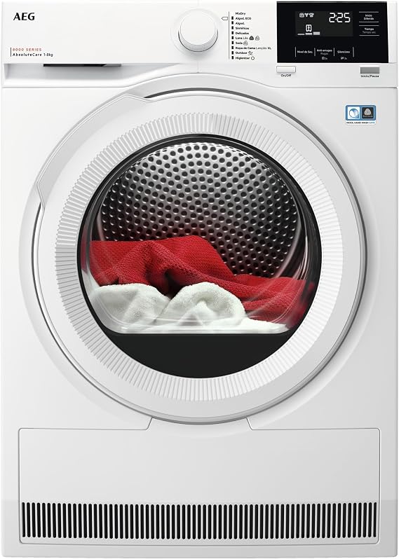 AEG Clothes Dryer with Heat Pump, TR818A2OB, 8 kg [Energy Class C]