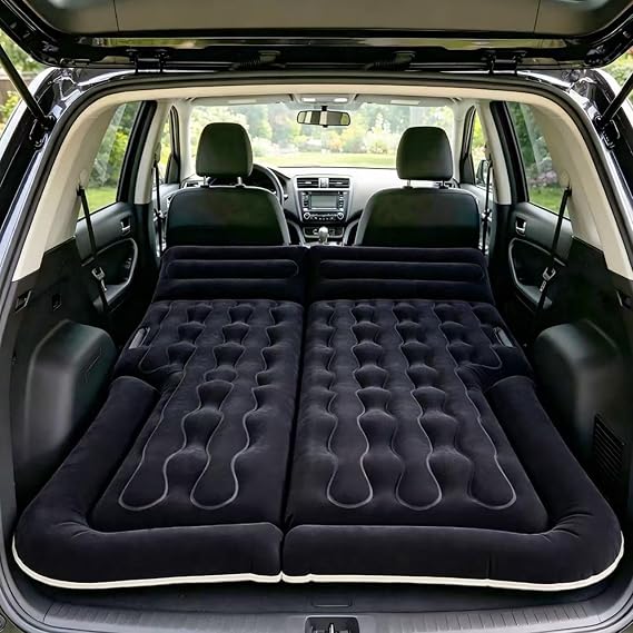 Eooqi 空気注入式 車用エアマットレス SUV セダン トラック ミニバン 後部座席 ベッド用