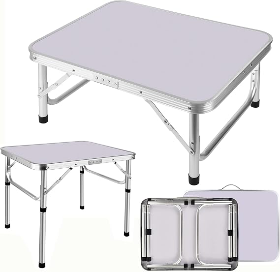 2ft Folding Bed Desk, Portable Lap Desk & Laptop Table for Bed/Couch/Sofa Working, Reading with Adjustable Height