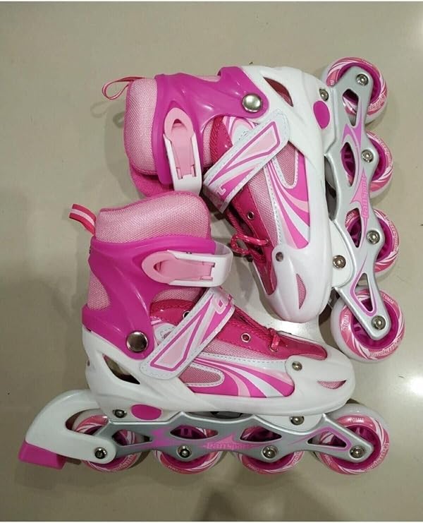 Çocuk Pateni, Pembe, 34-37 Beden, 2 Fonksiyonlu Paten