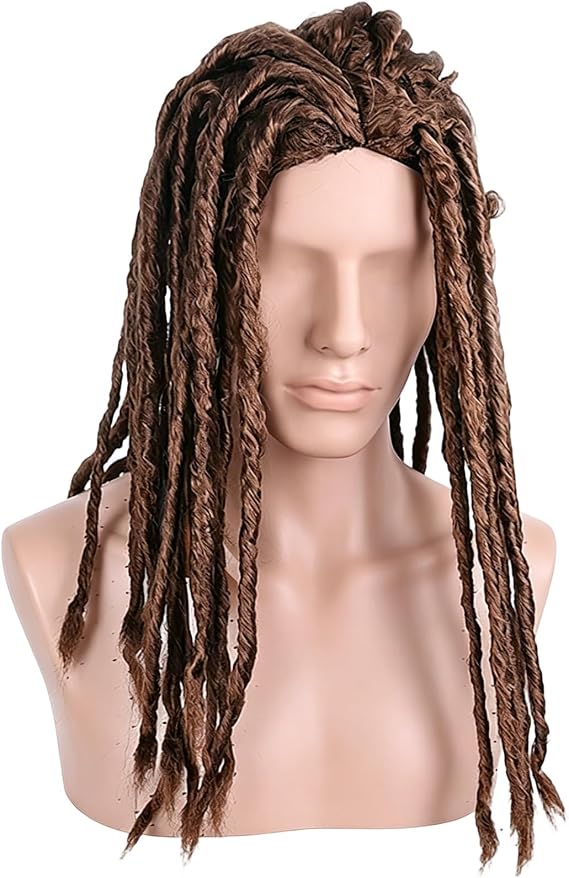 Dreadlock Wig, Brown Dreadlocks, Fancy Dress Wigs, Realistic Wig, Silly Wigs, Party Wig, Cosplay Events, Halloween Parties, Stage Performances