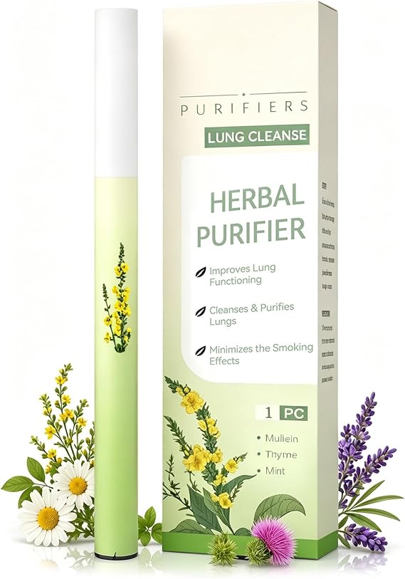 Mullein Herbal Diffuser Pen - with Natural Extract - For Lung Cleansing and Respiratory Comfort