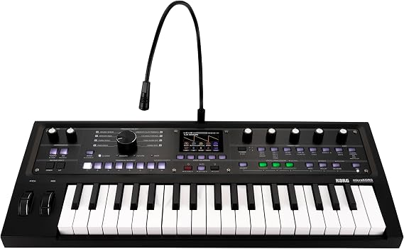Korg microKORG 2 - 37 Tuşlu Analog Sentezleyici ve Vokal İşlemci - Sınırlı sürüm siyah