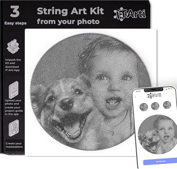Turn Any Photo Into Amazing Masterpiece - Personalized DIY Art Kits for Adults Beginners - Unique Custom Gifts - Unique Gift for Women/Her - Gift Idea IT Arti