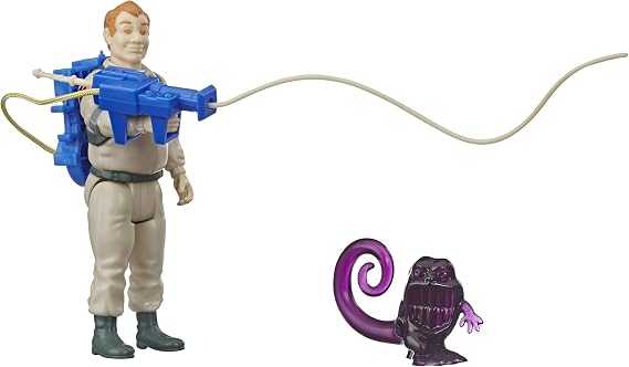 Ghostbusters Kenner Classics Ray Stantz and Wrapper Ghost Retro Action Figure Toy with Proton Pack and Accessories Great Gift for Collectors