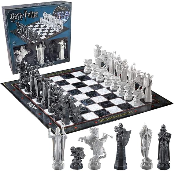 Soylu Koleksiyon Harry Potter Sihirli Satranç, Siyah/Beyaz