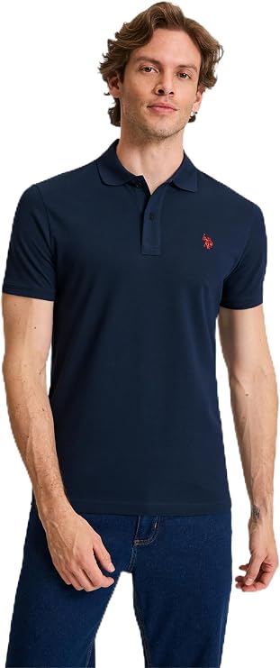 U.S. Polo Assn. Erkek Lacivert Tişört Basic 50322347-VR033