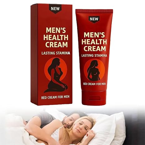 Men's Health Cream Fast Absorbent Long Lasting Endurance for Active Confidence Natural Ingredients Suitable for Men and Couples (1 Piece)