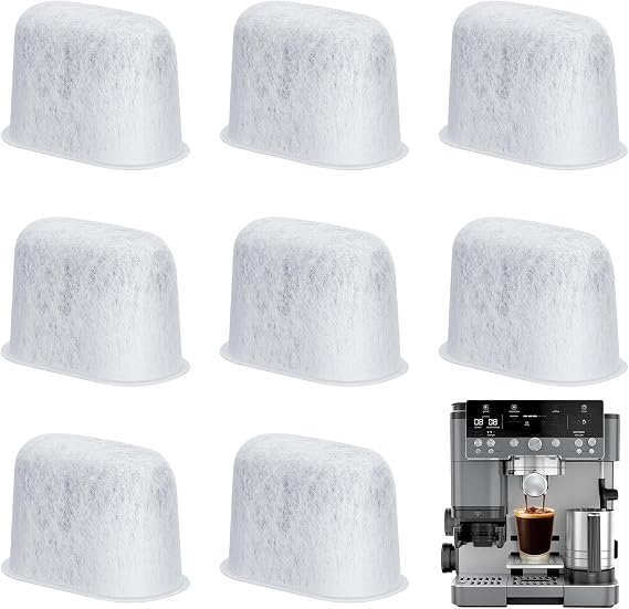 8 Pack Water Filter Inserts for Ninja Luxe Cafe Accessories