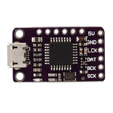 Stereo Audio Decoder Module, USB to IIS PCM2706U2 DAC Decoder Module