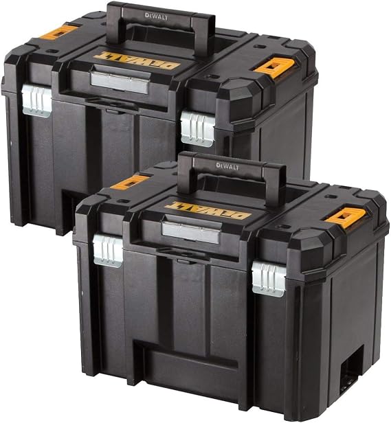 DEWALT DWST1-71195 TSTAK VI 23 Litre Tool Storage Case without Tray or Inlay - Black