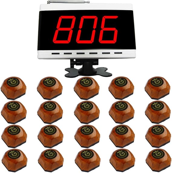 SINGCALL Wireless Restaurant Table Call System Waiter Caller Get Attendant