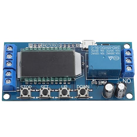 12V Trigger Delay Timer Switch - 6-30V, 0.01secs-9999min On/Off Relay